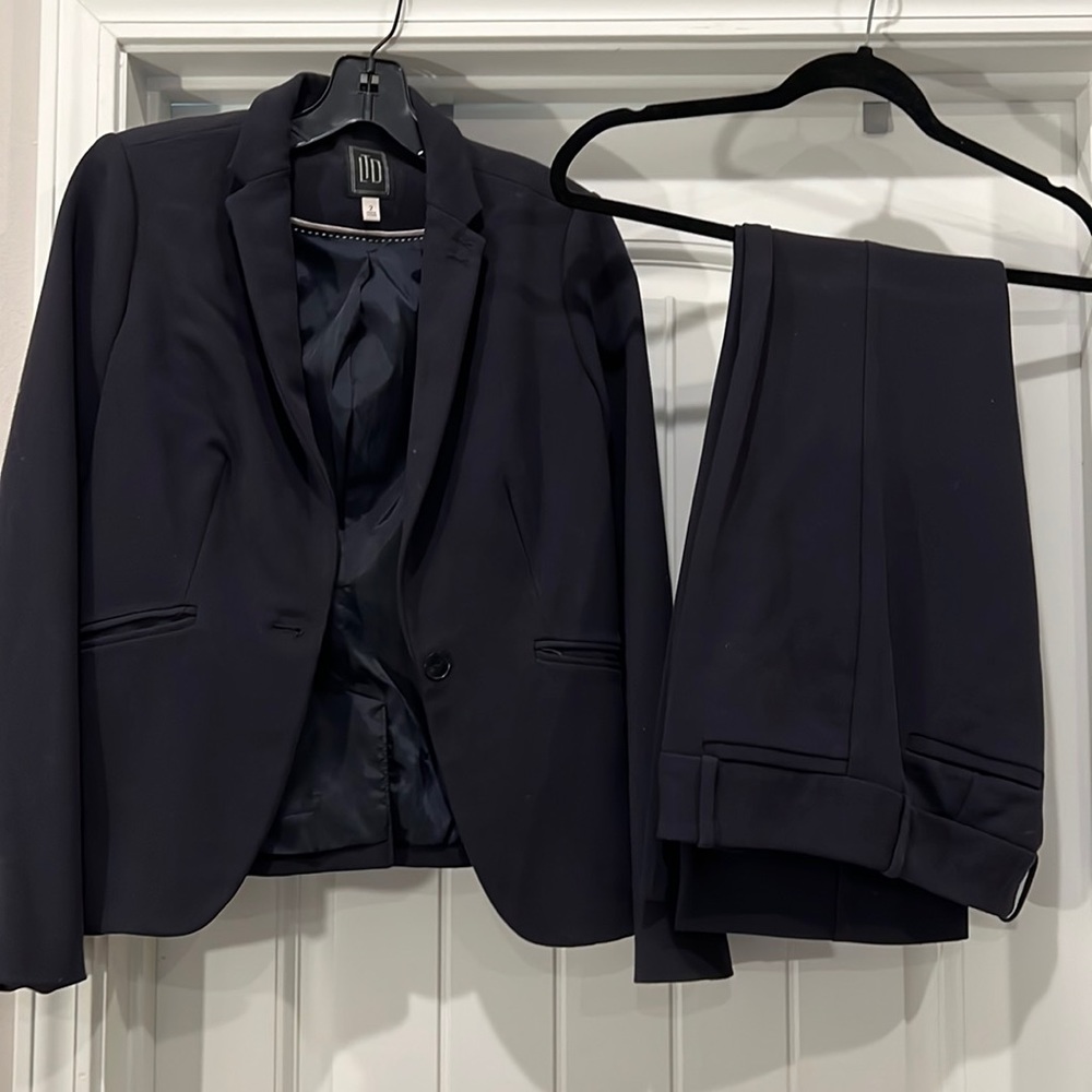 The Limited Navy Blue Suit; size 2